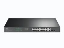 TP-LINK 18-Port Gigabit Rackmount 16 PoE+