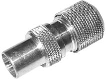 (100) ANTIFERENCE Coax Plug Male Aluminium