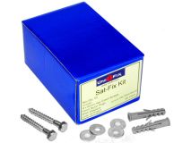 (50) 10mm x 60mm LONGER SAT FIXING Kit