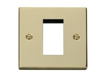 CLICK DECO Outlet Polished Brass 1 Module