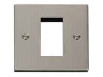 CLICK DECO Outlet Stainless Steel 1 Module