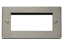 CLICK DECO Outlet Stainless Steel 4 Module